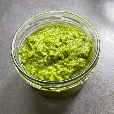 Bazsalikom pesto Thermomixben recept