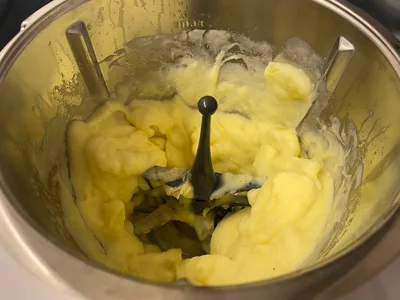 Thermomix darabos krumplipüré recept recept fotó