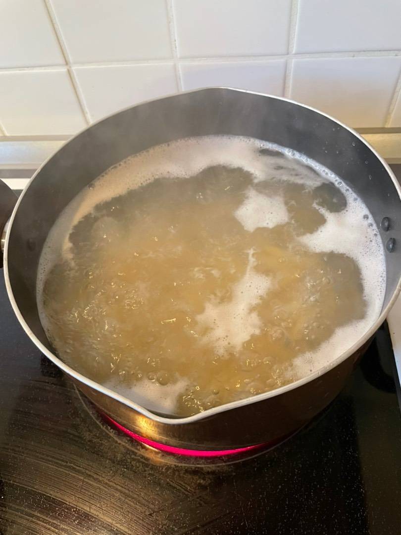 Penne pesto zöldspárgával recept – 5. lépés