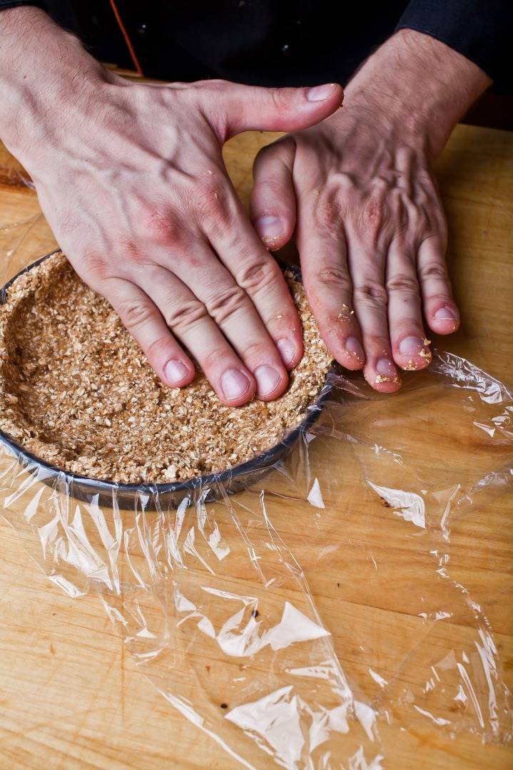 Joghurtos-fügés nyers pite recept – 5. lépés