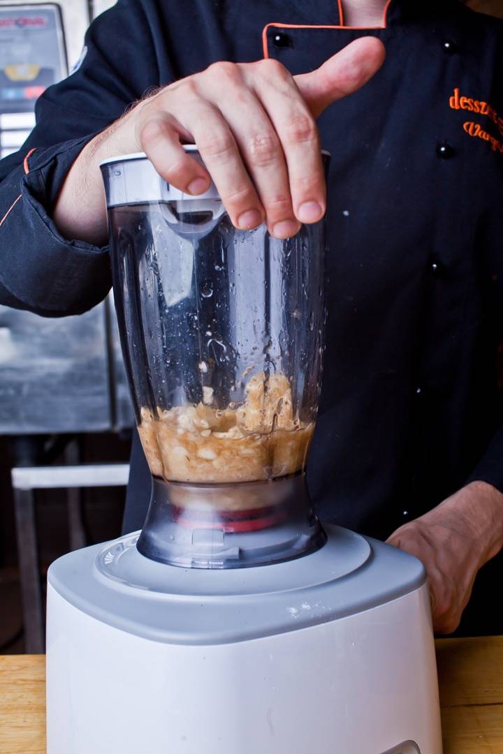 Vegán banán fudge recept – 2. lépés