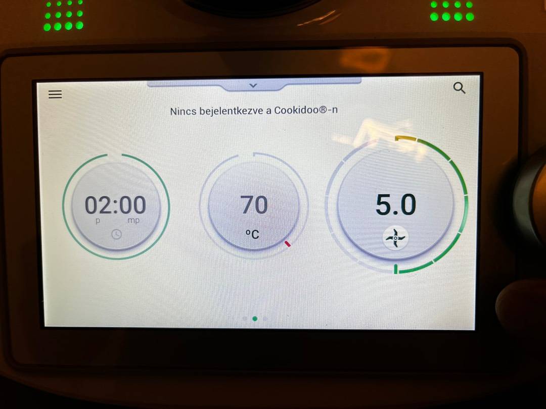 Zöldborsófözelék Thermomixben recept – 5. lépés