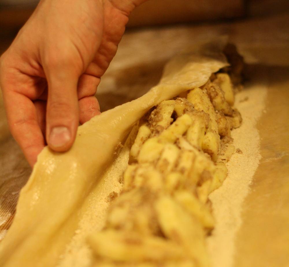 Házi almás rétes recept – 9. lépés