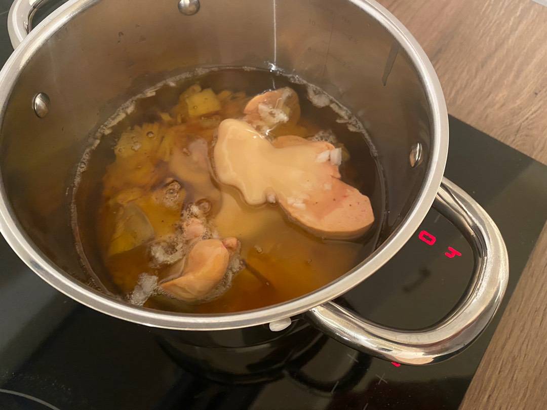 Hízott kacsamáj, vagy libamáj zsírjában recept – 7. lépés
