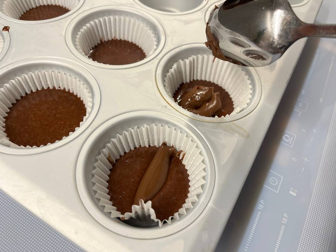 Luci Nutellás muffinja recept – 4. lépés