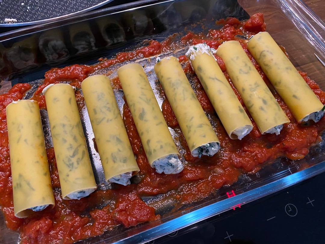 Spenótos-ricottás canelloni recept – 11. lépés