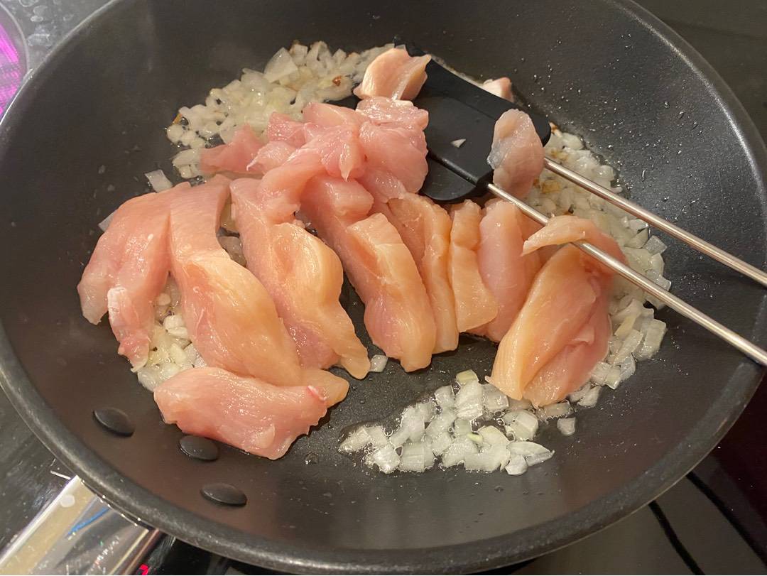 Egyszerű rizses husi csirkemellből recept – 5. lépés