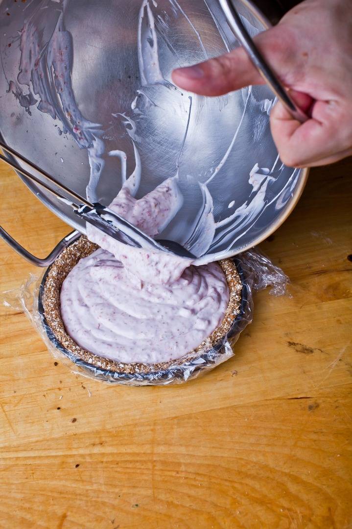 Joghurtos-fügés nyers pite recept – 7. lépés