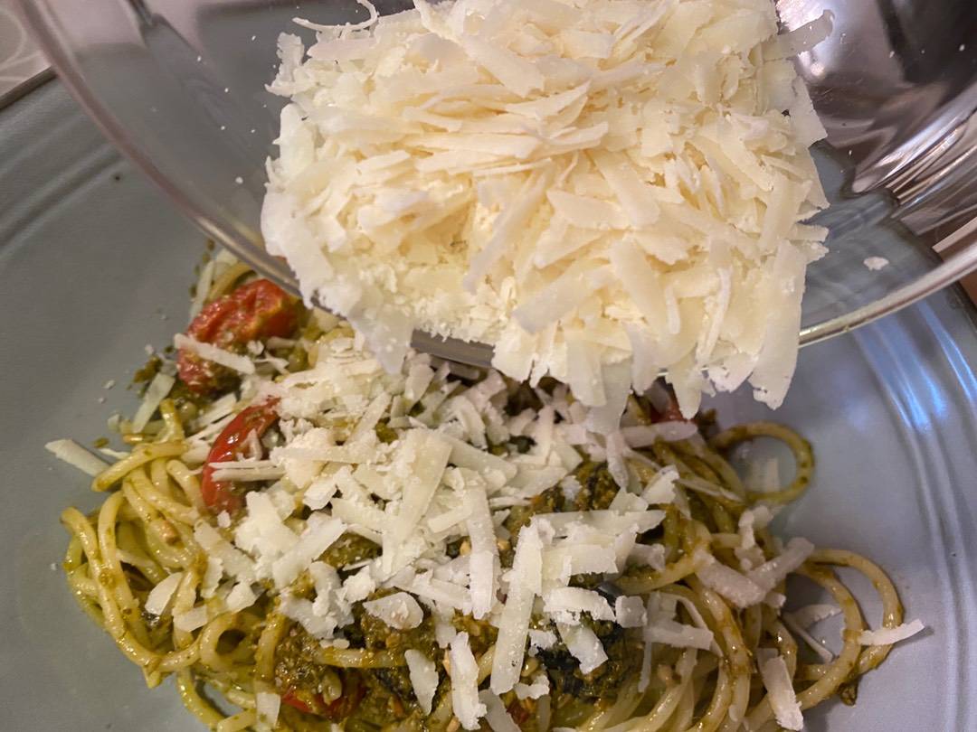 Egyszerű pesztós tészta recept – 6. lépés