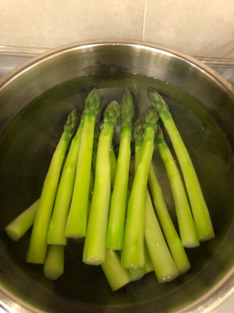 Tavaszi spárgás omlett recept – 2. lépés