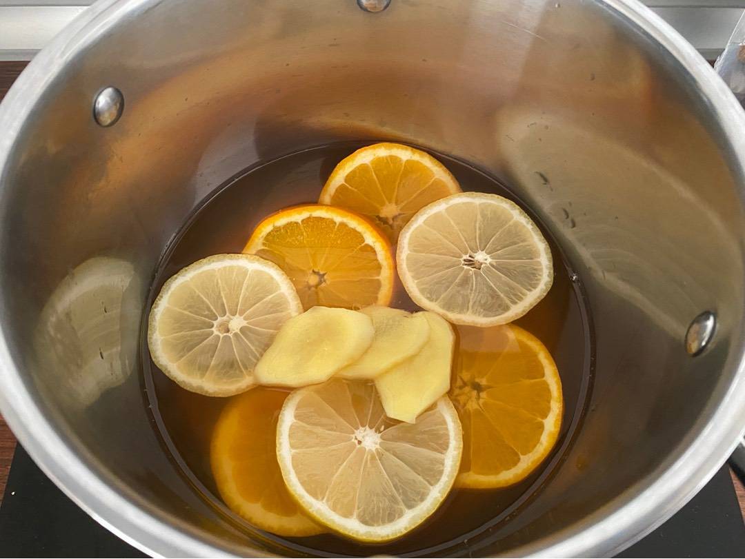 Forralt fehérbor recept – 2. lépés