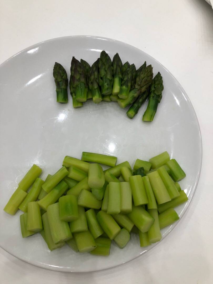 Tavaszi spárgás omlett recept – 2. lépés