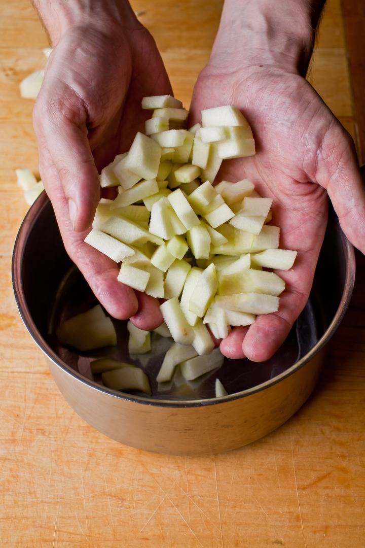 Almás pite sütés nélkül recept – 6. lépés