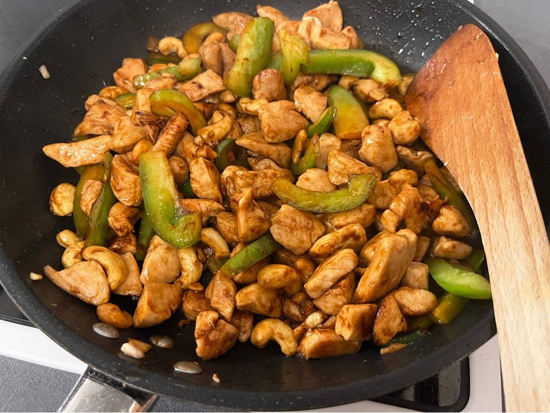 Ázsiai kesudiós csirke recept – 6. lépés