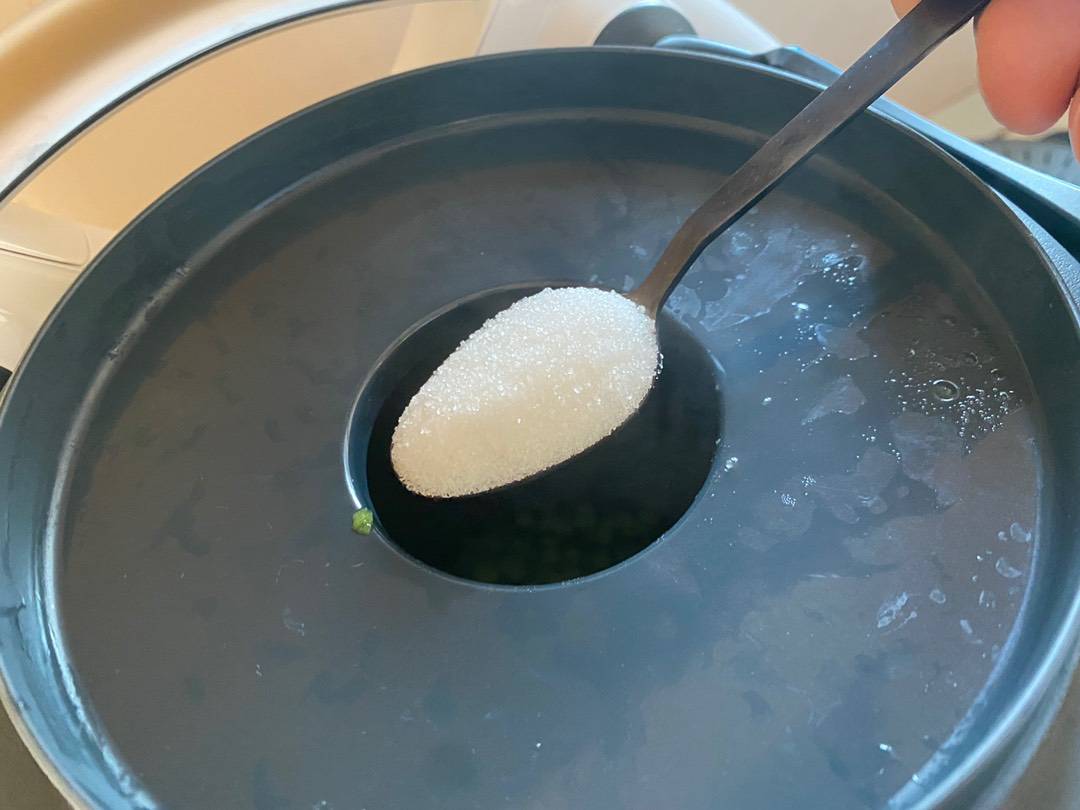 Zöldborsófözelék Thermomixben recept – 3. lépés