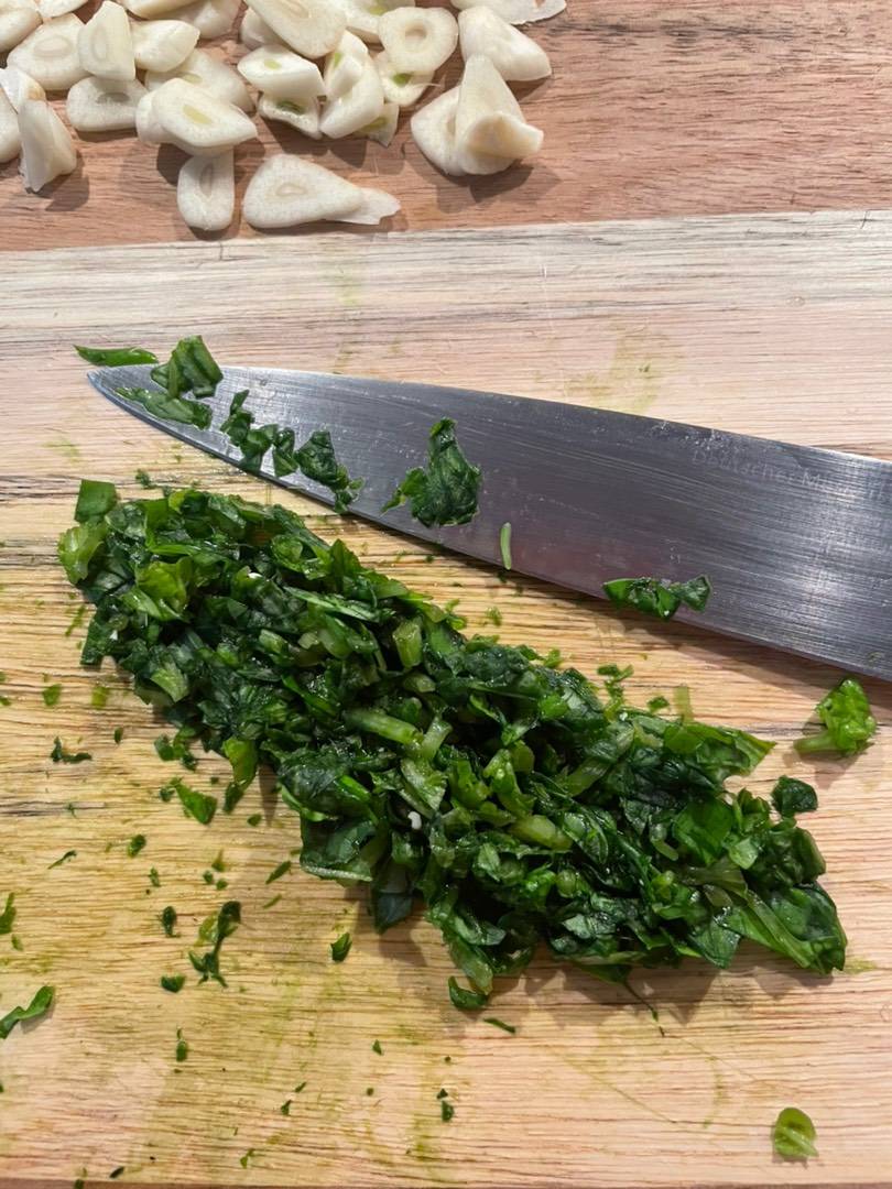 Paradicsomos-fetás spagetti recept – 2. lépés