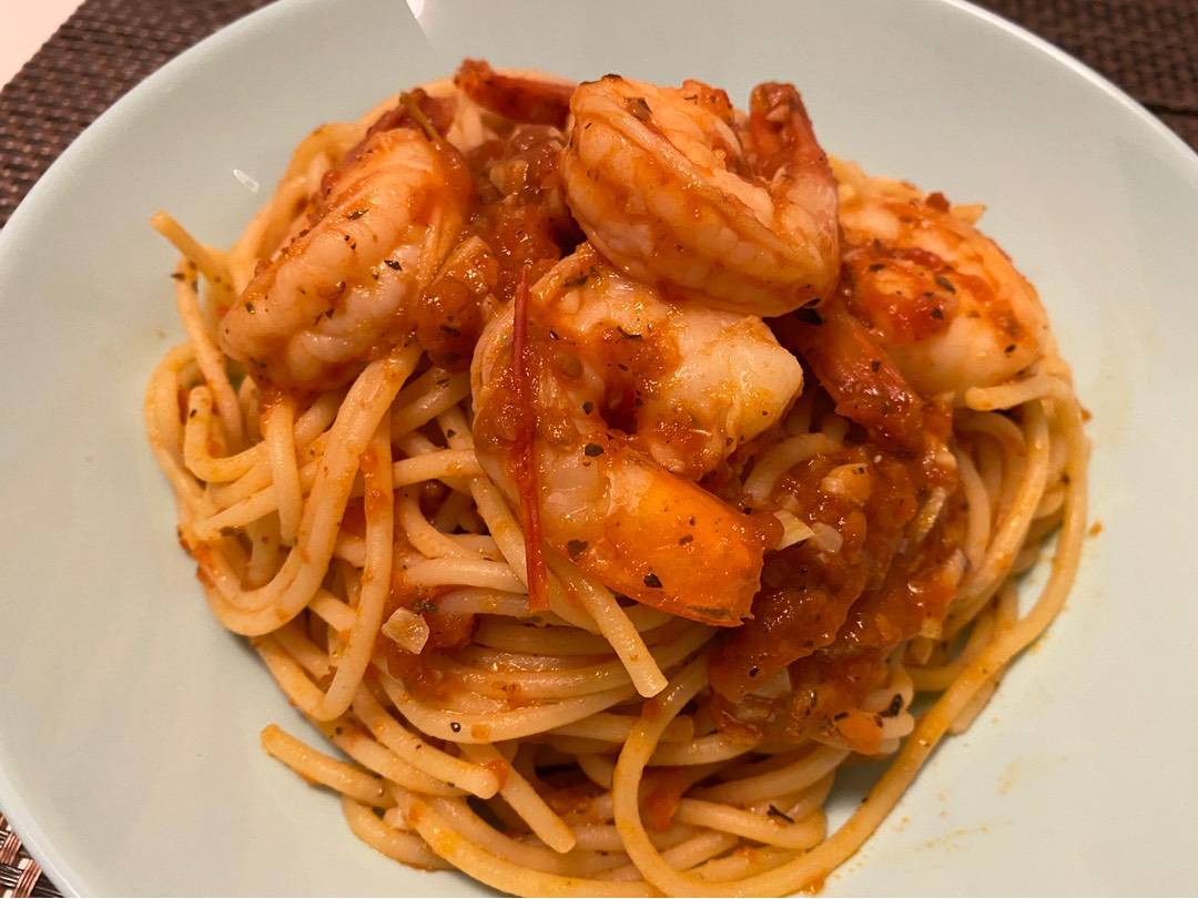 Paradicsomos-garnélás spaghetti recept – 9. lépés