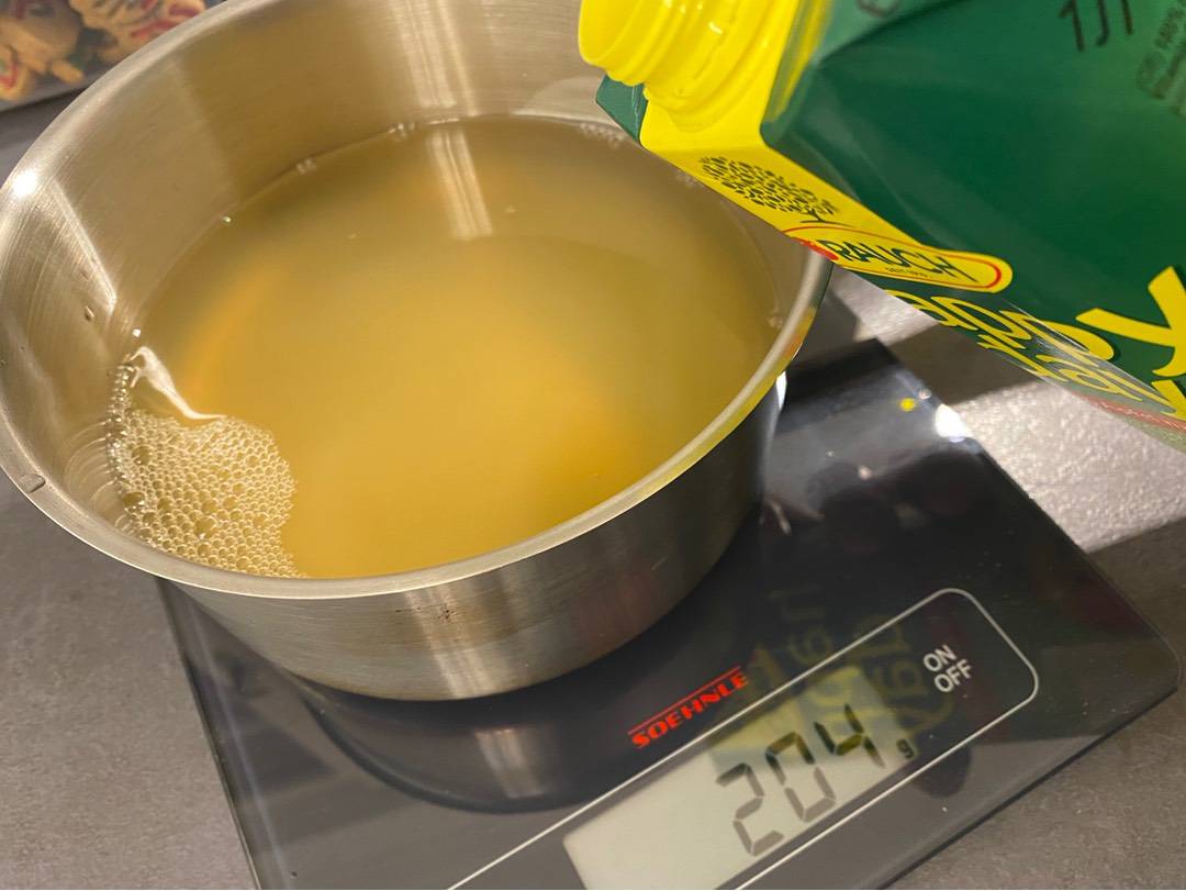 Hot Aperol recept – 2. lépés