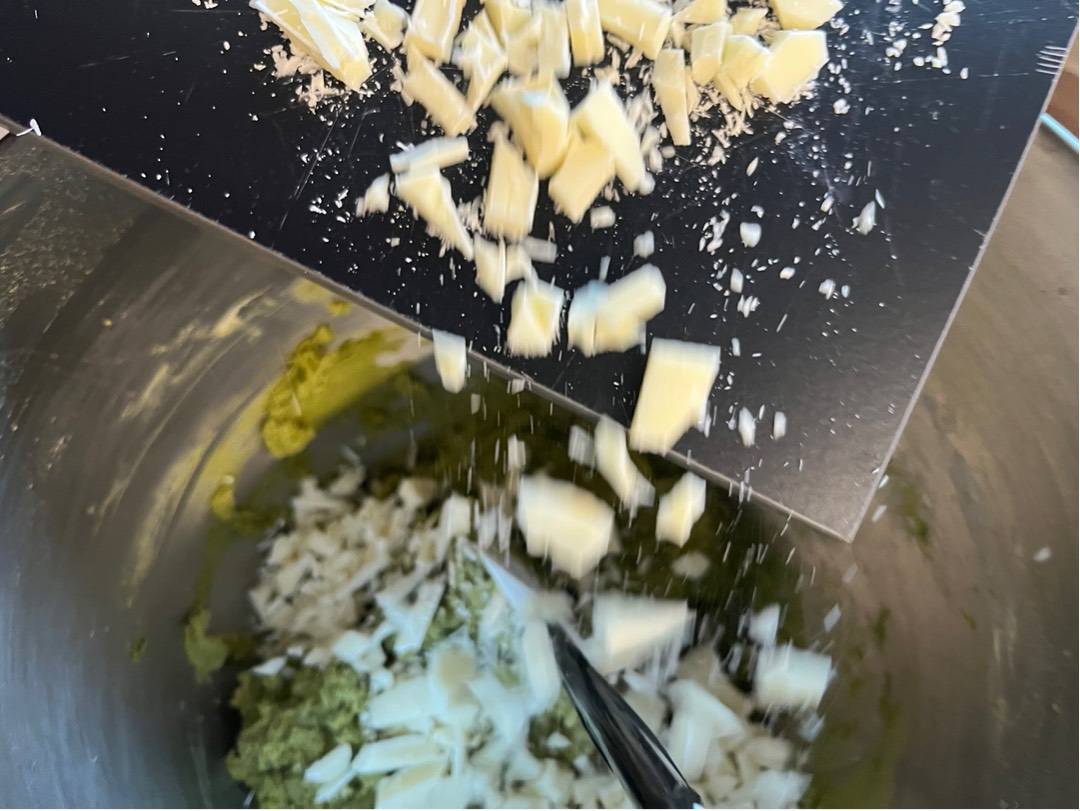 Matcha keksz fehércsokival recept – 5. lépés
