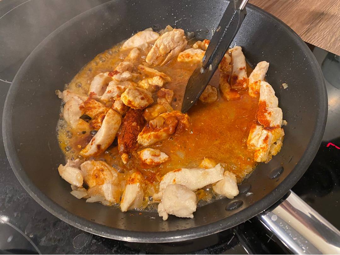 Egyszerű rizses husi csirkemellből recept – 7. lépés