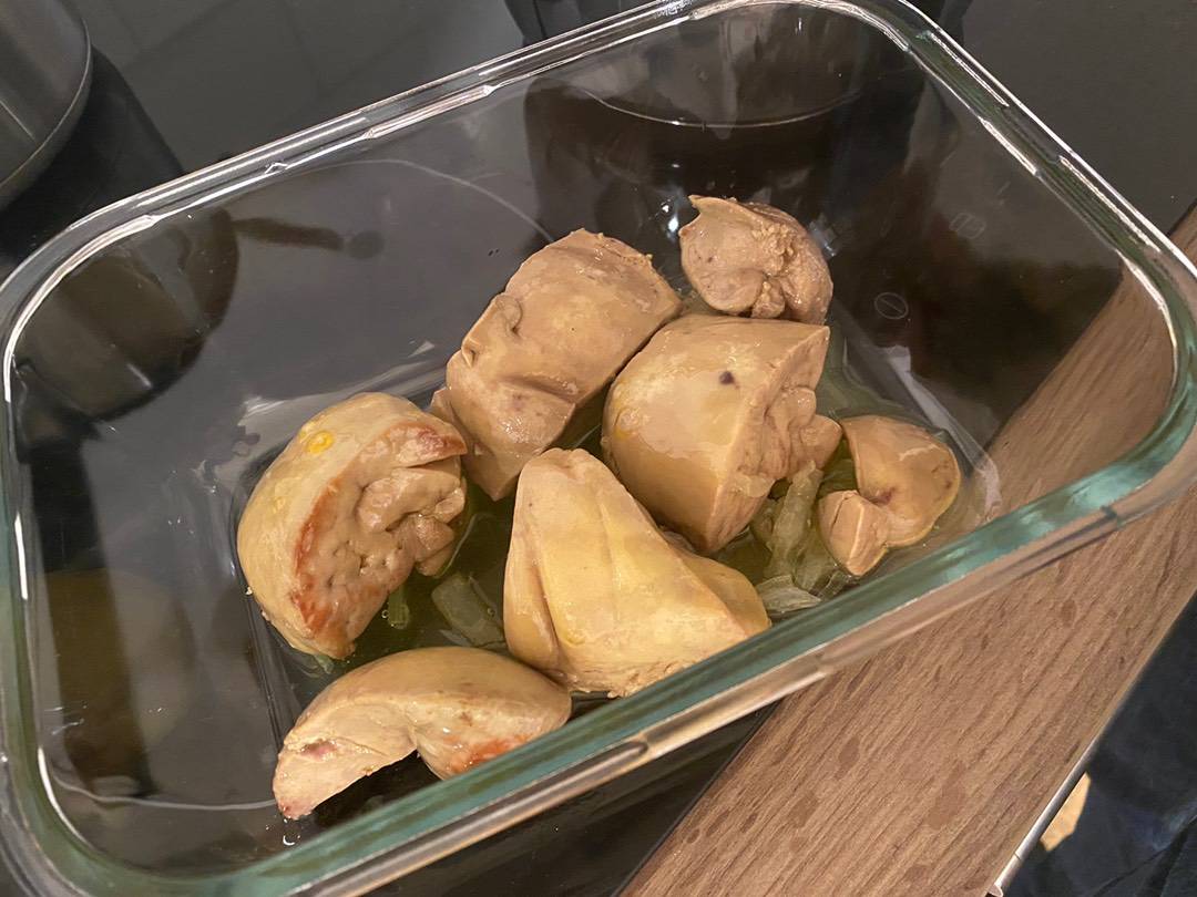 Hízott kacsamáj, vagy libamáj zsírjában recept – 9. lépés