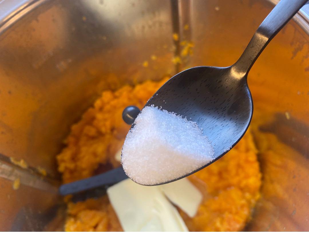 Édesburgonya püré köret Thermomixben recept – 5. lépés