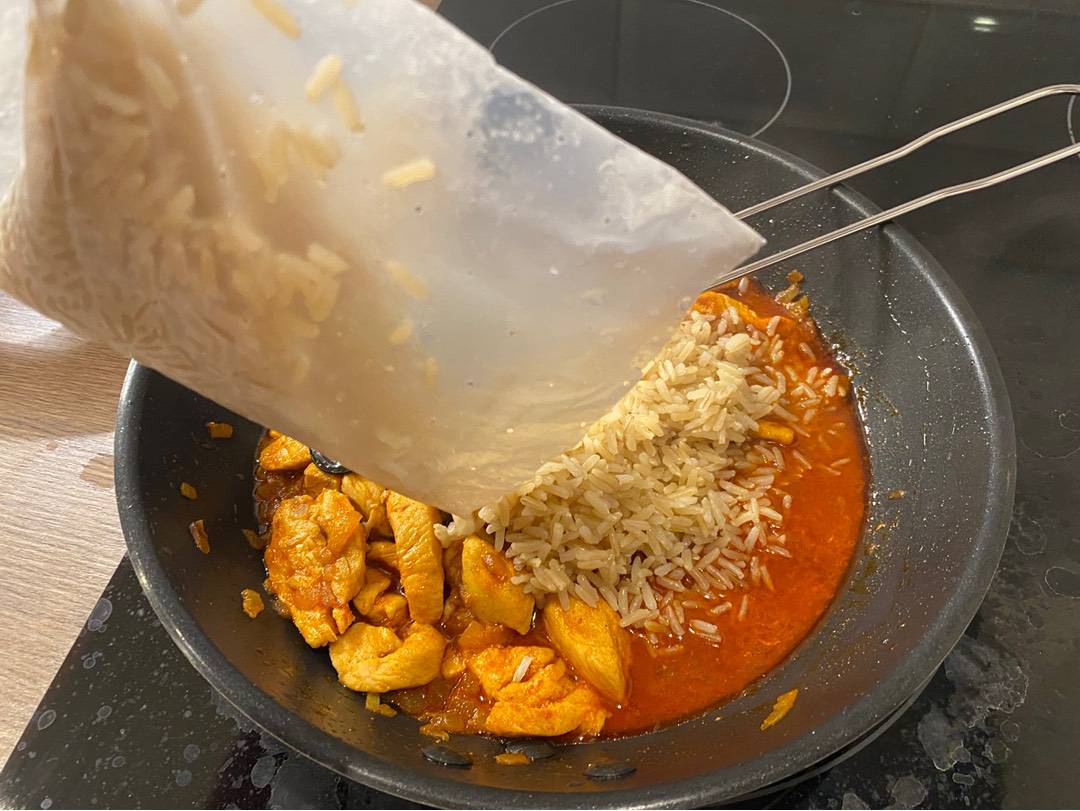 Egyszerű rizses husi csirkemellből recept – 8. lépés