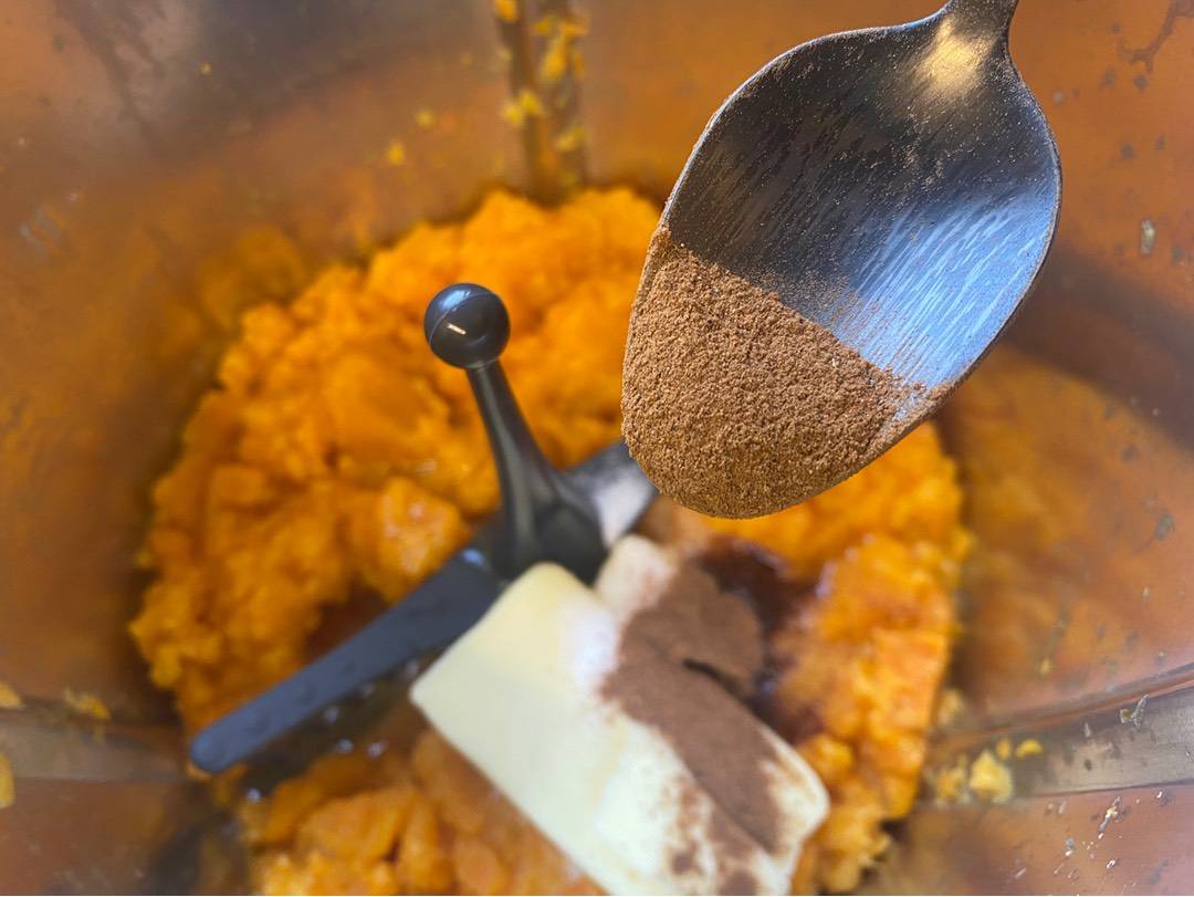 Édesburgonya püré köret Thermomixben recept – 5. lépés