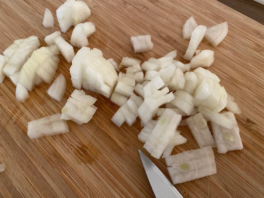 Egyszerű tejszínes-kukoricás csirkés penne recept – 3. lépés