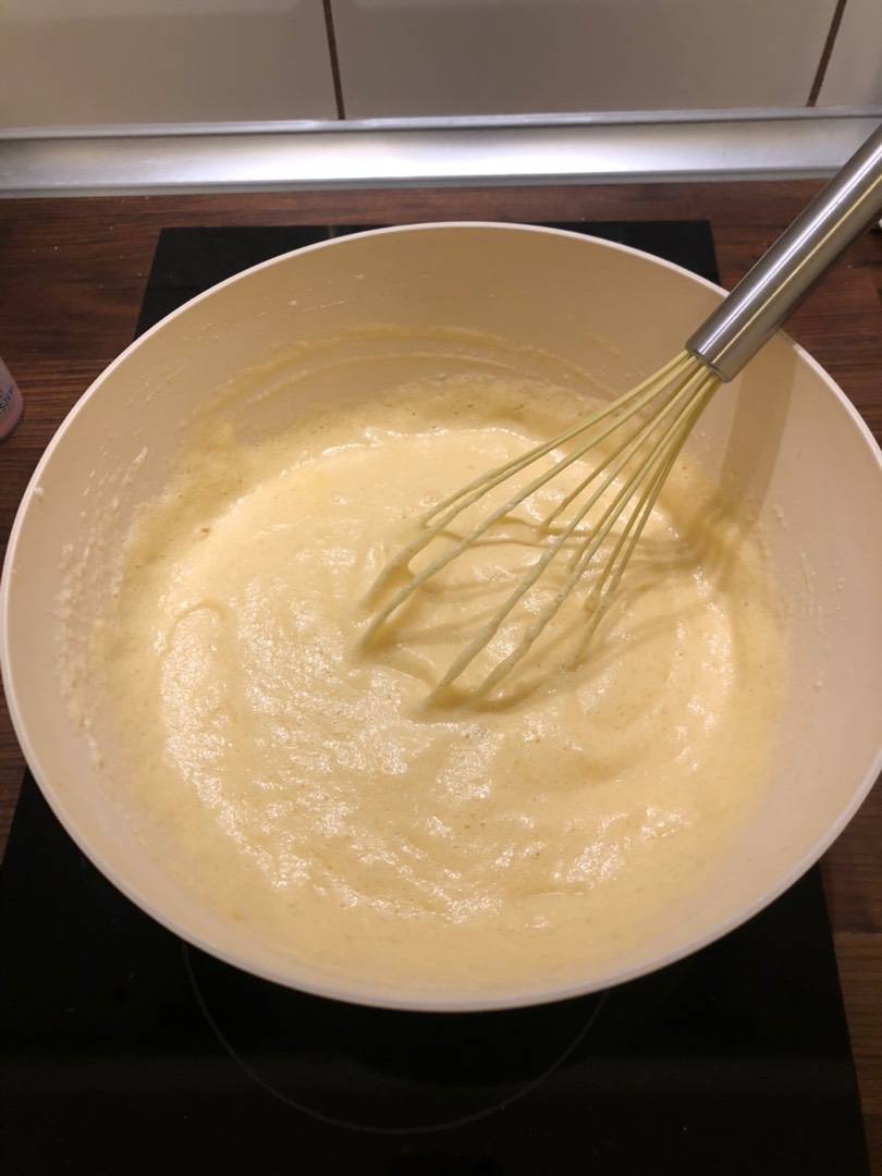 Piskóta nutellás mascarpone krémmel és málnával recept – 5. lépés