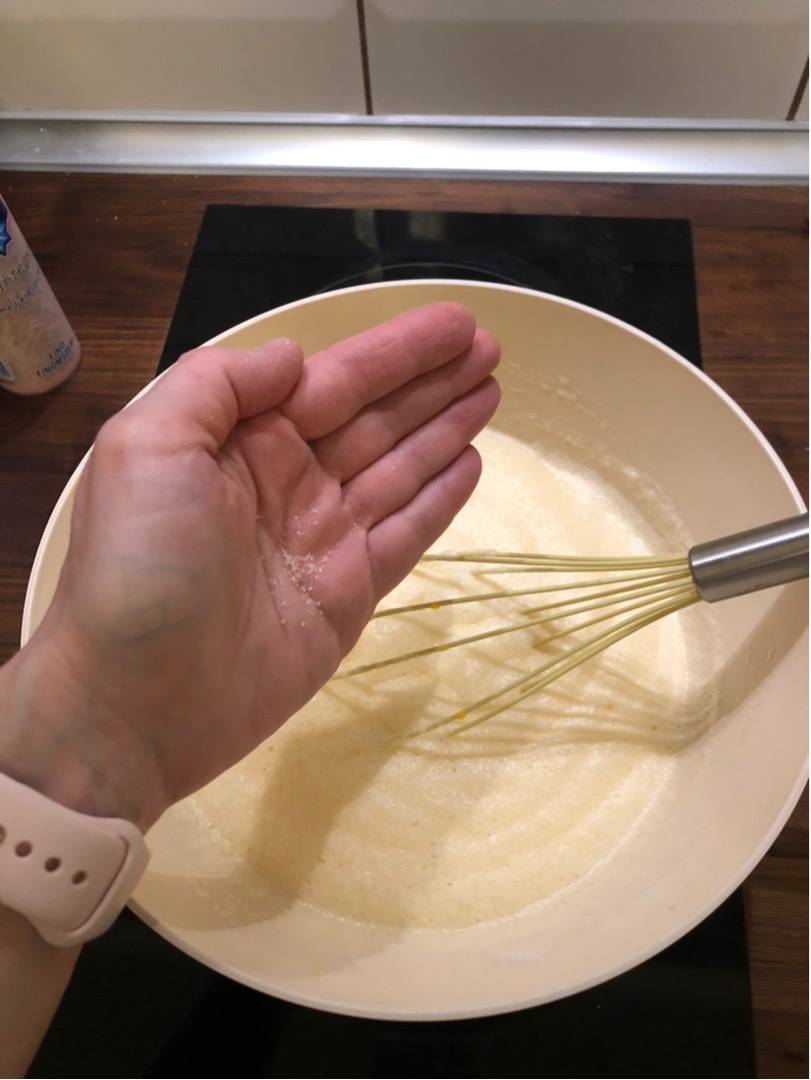 Piskóta nutellás mascarpone krémmel és málnával recept – 4. lépés