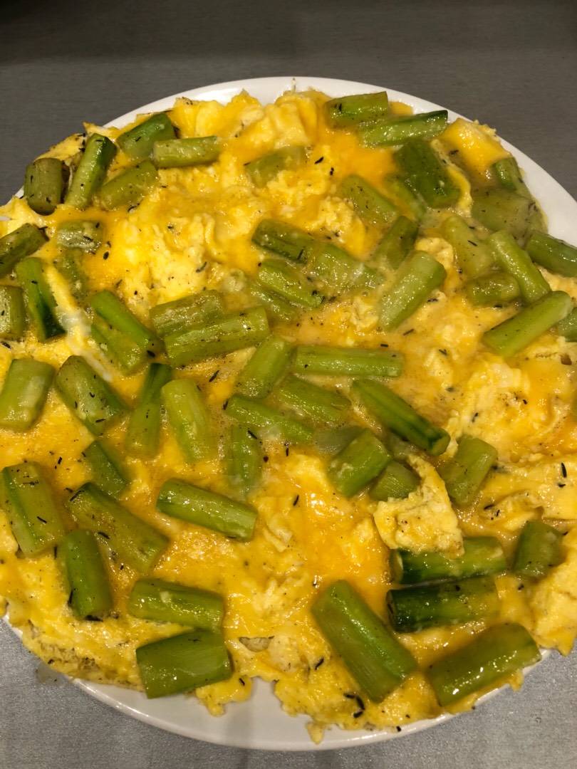 Tavaszi spárgás omlett recept – 6. lépés
