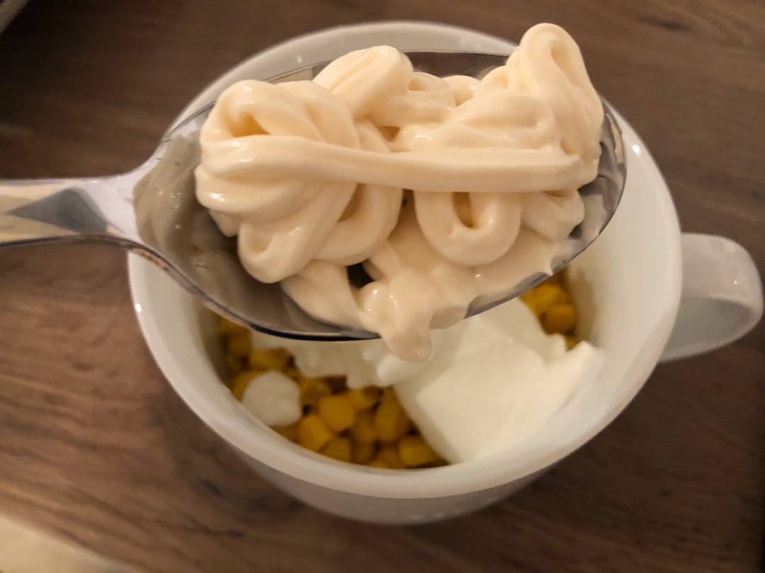 1 perces kukoricasaláta recept – 1. lépés