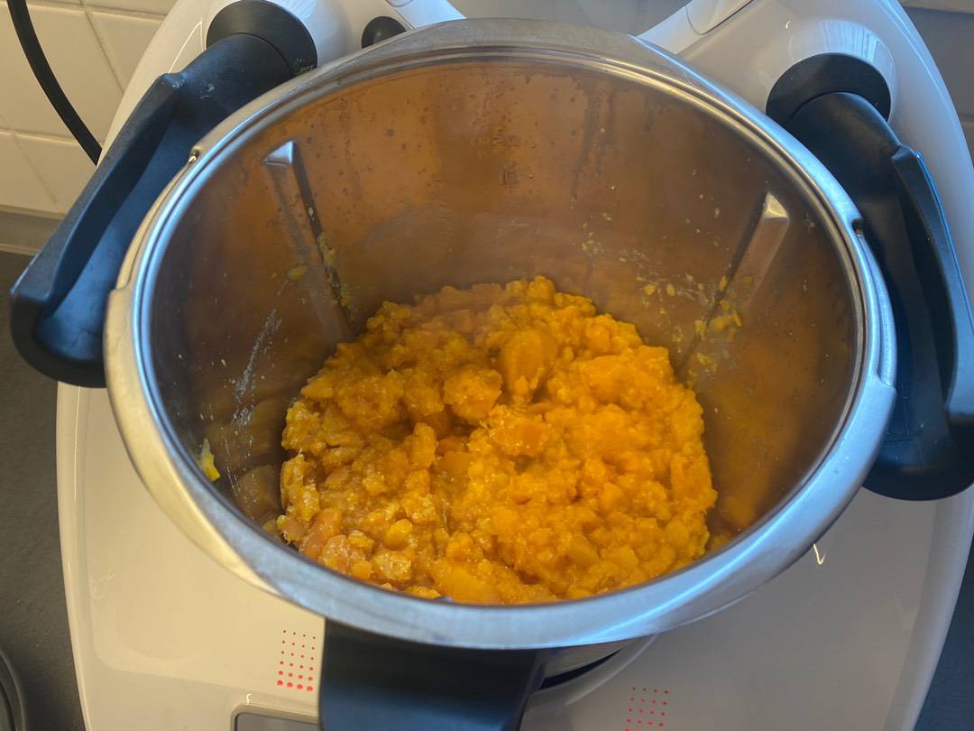 Édesburgonya püré köret Thermomixben recept – 3. lépés