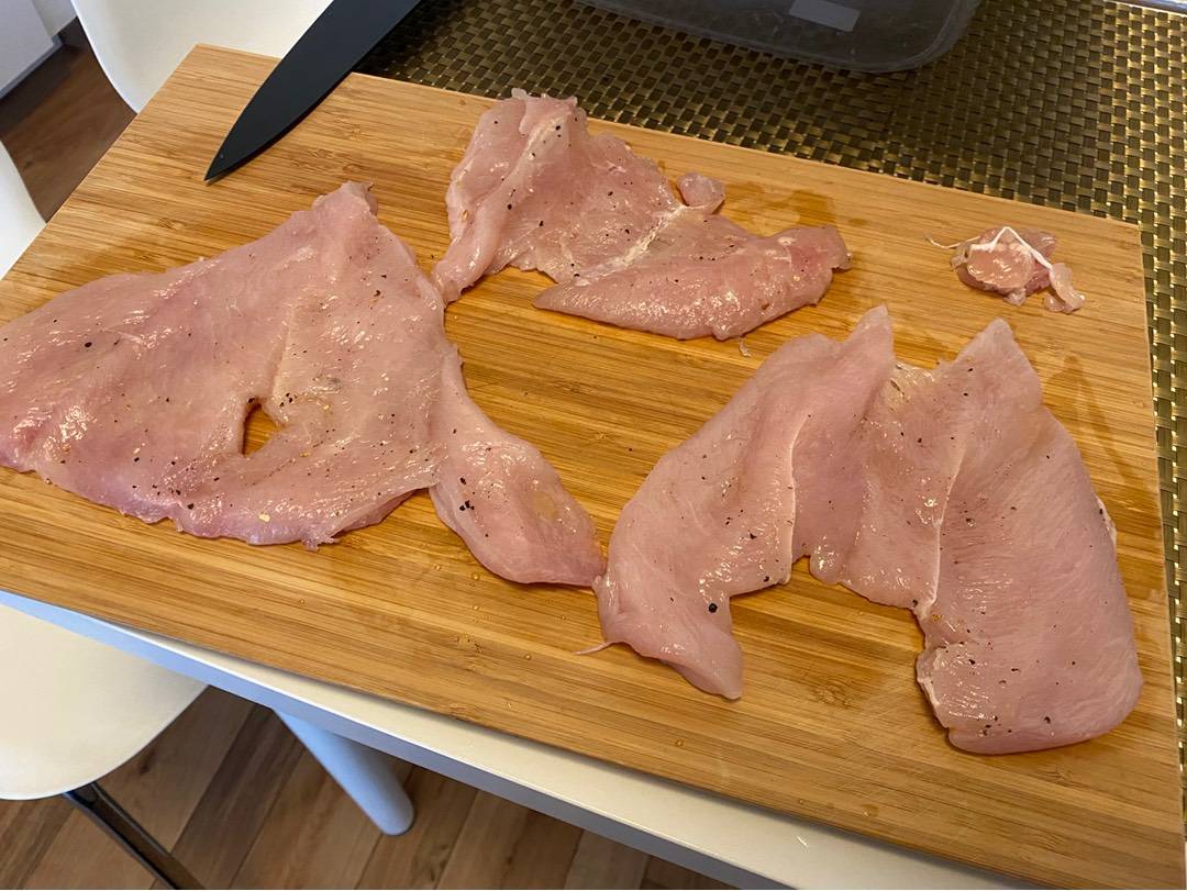 Pesztós csirke kuszkusszal recept – 1. lépés