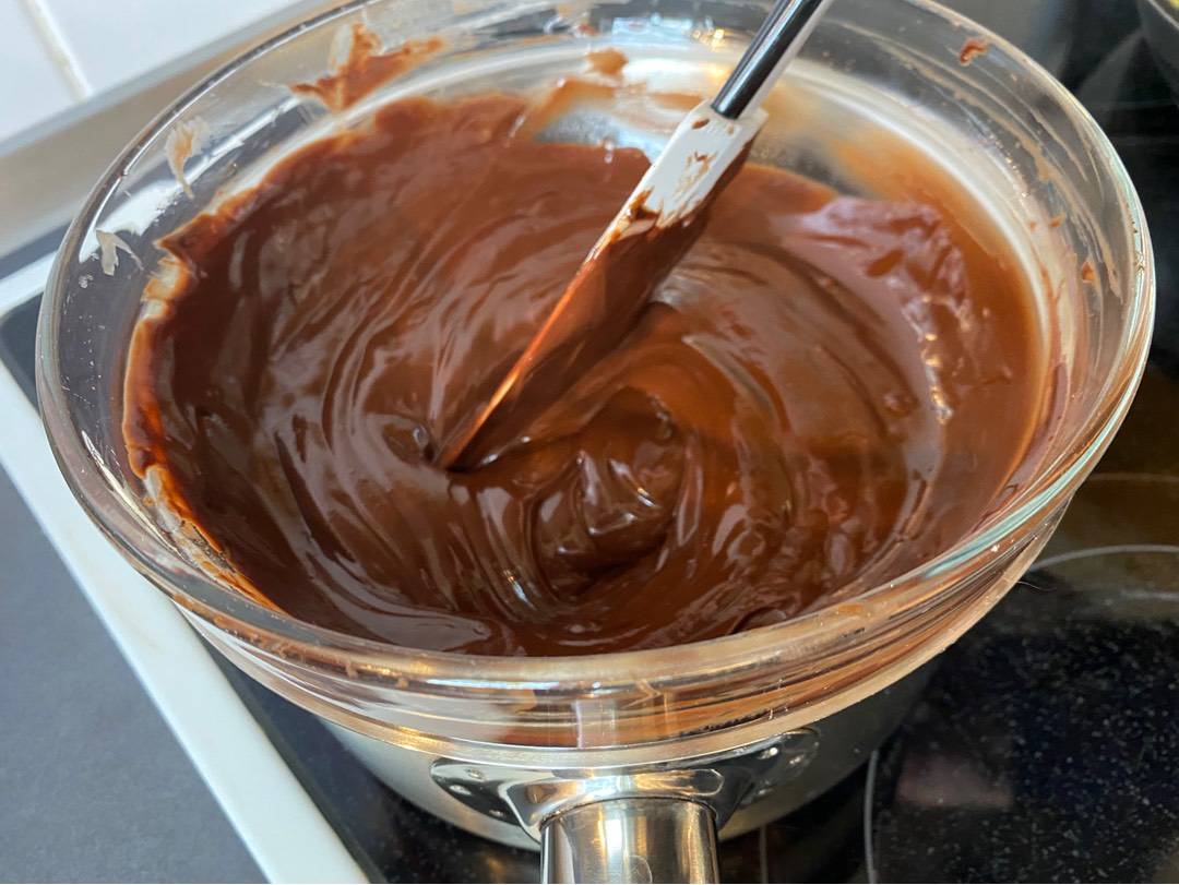 M&M's-es csokiszufflé recept – 2. lépés