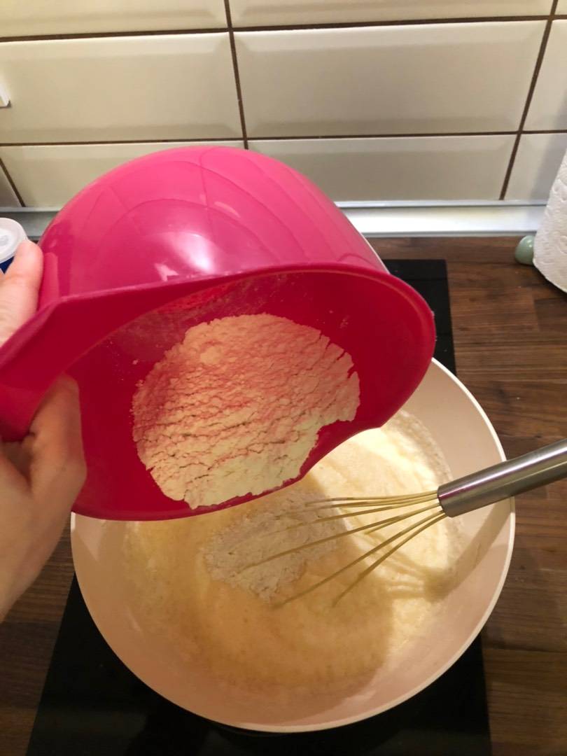 Piskóta nutellás mascarpone krémmel és málnával recept – 5. lépés