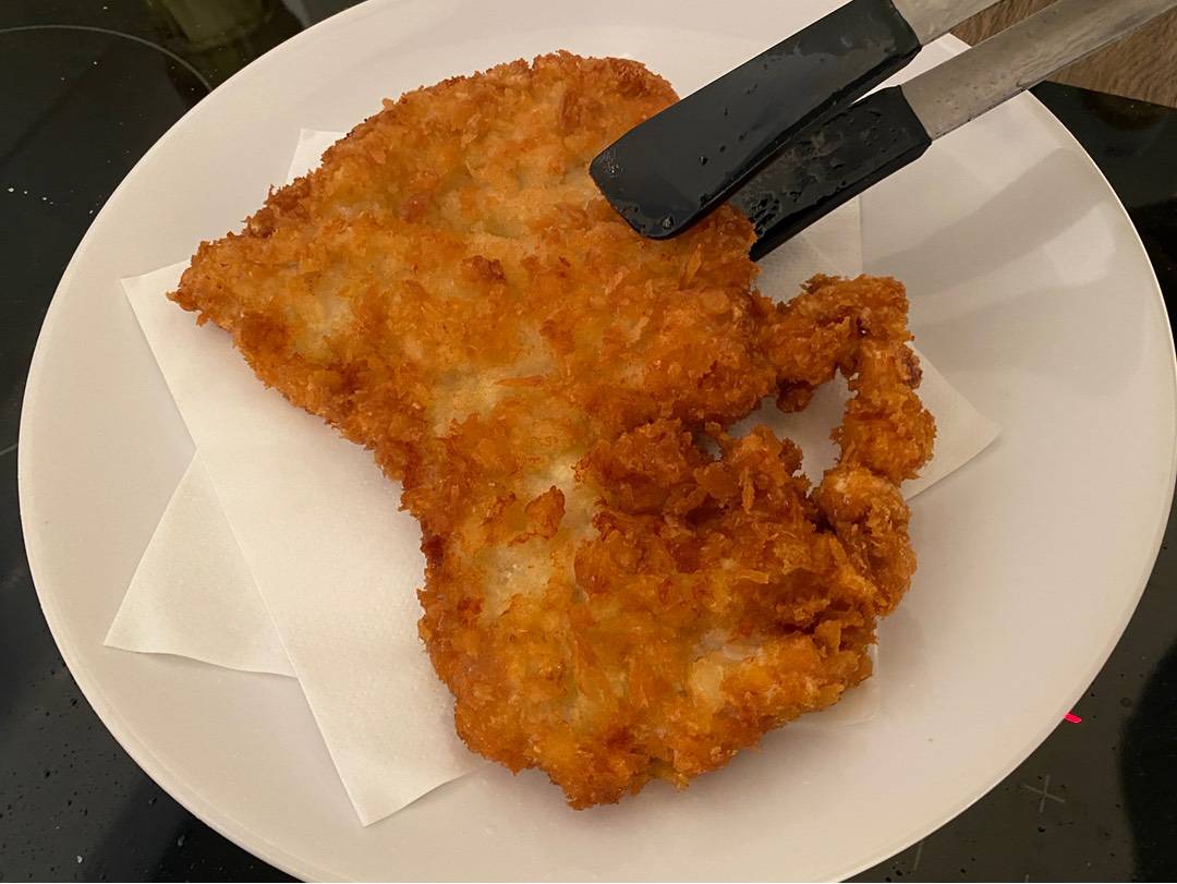 Egyszerű rántott csirkemell recept – 9. lépés