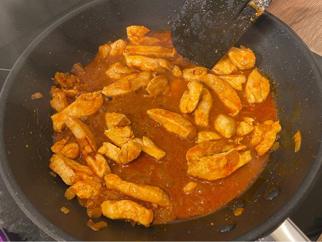 Egyszerű rizses husi csirkemellből recept – 8. lépés