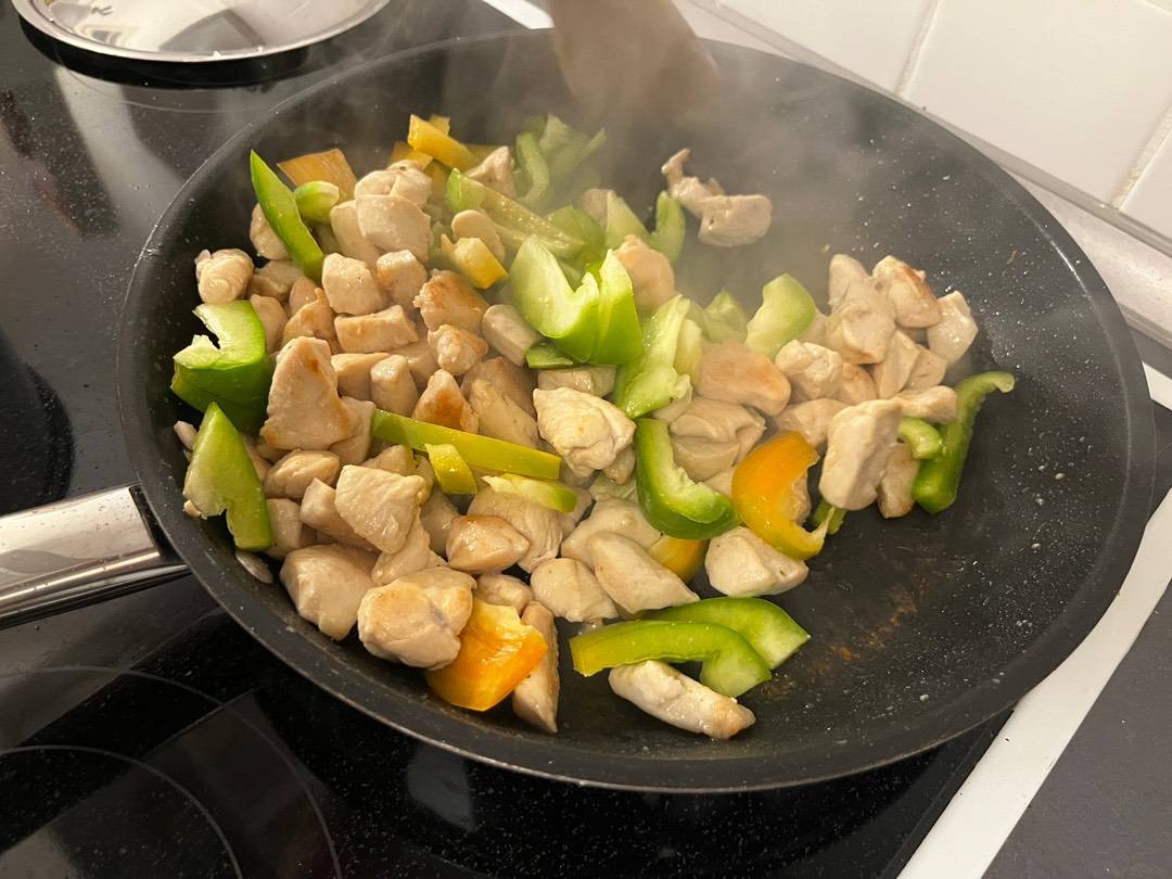 Ázsiai kesudiós csirke recept – 4. lépés