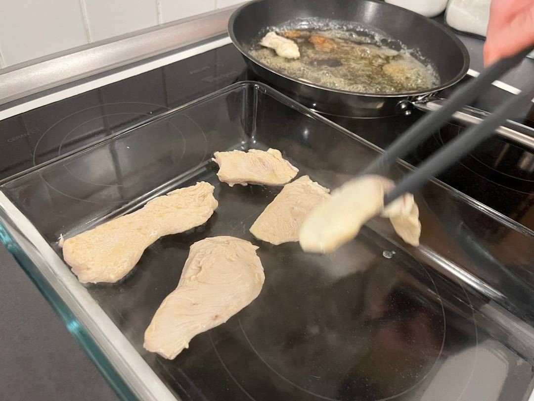 Körtés-camembertes csirkemell recept – 5. lépés