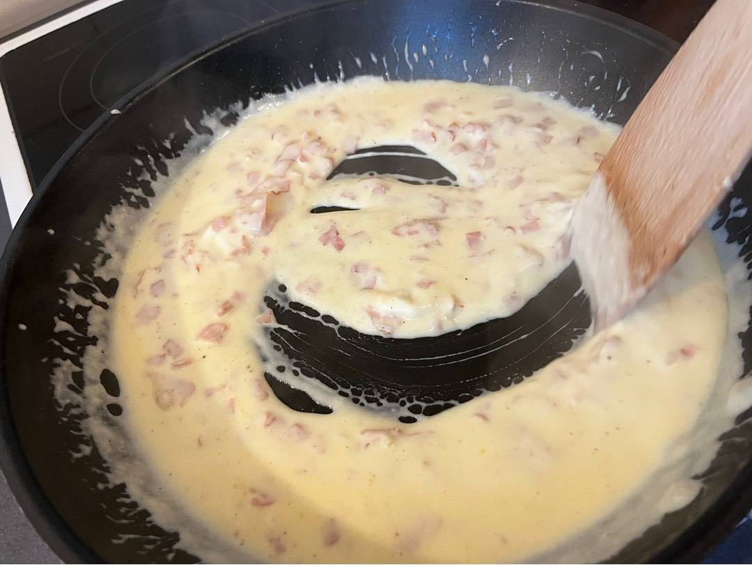 Mascarponés-sonkás penne recept – 5. lépés