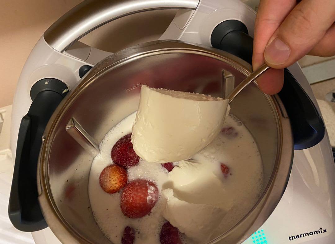 Thermomix eperkrémleves recept – 2. lépés