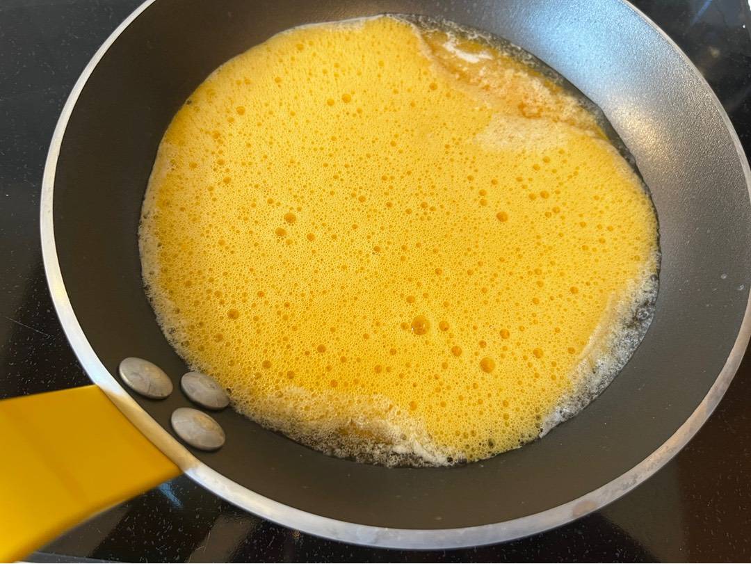 A tökéletes francia omlett recept – 3. lépés