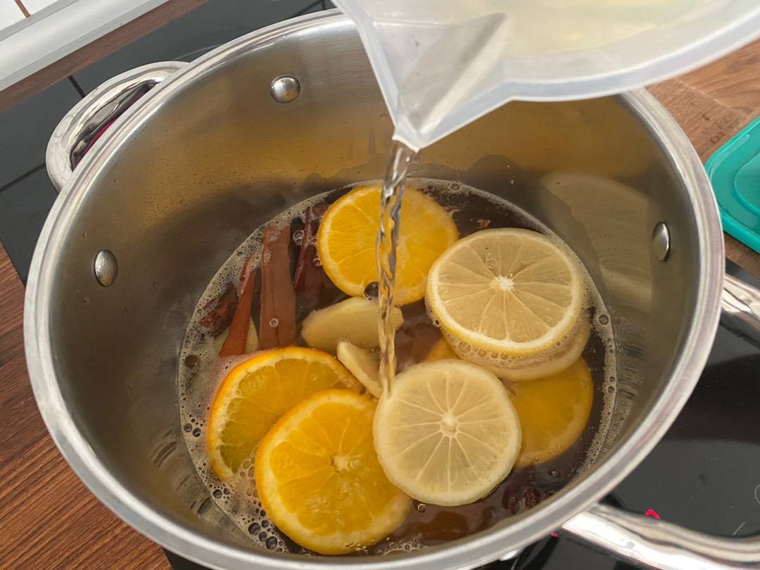 Forralt fehérbor recept – 4. lépés