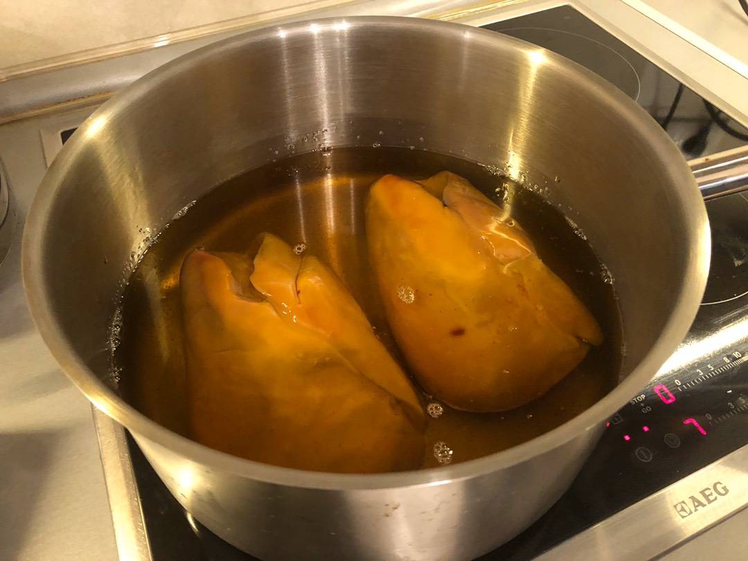 Hízott liba/kacsamáj zsírjában recept – 8. lépés