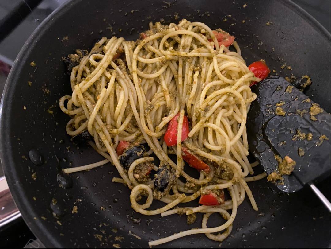 Egyszerű pesztós tészta recept – 5. lépés