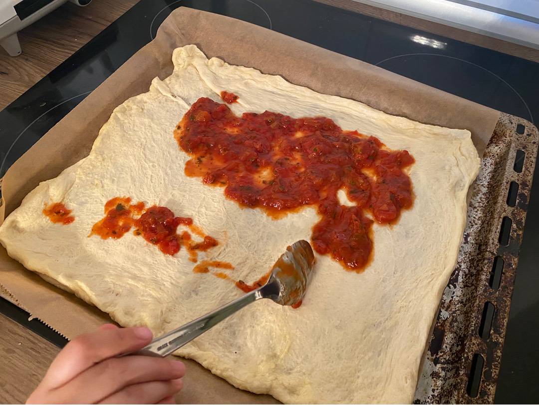 Gyerekpizza Lucinak recept – 9. lépés
