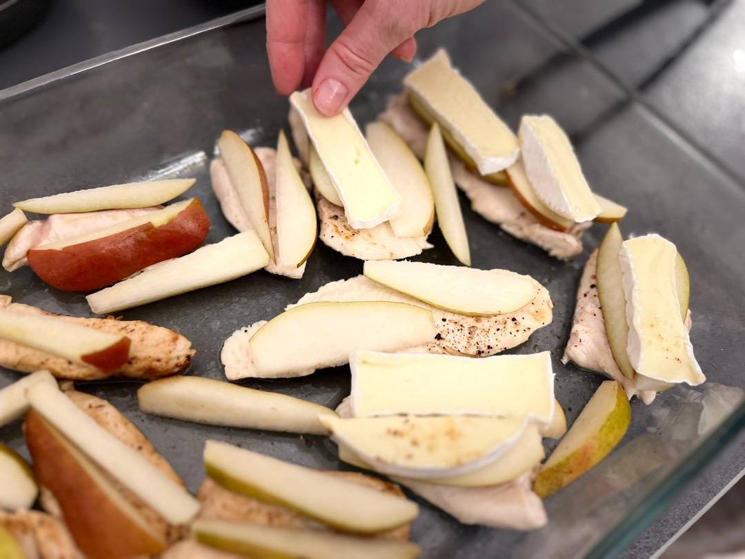 Körtés-camembertes csirkemell recept – 10. lépés