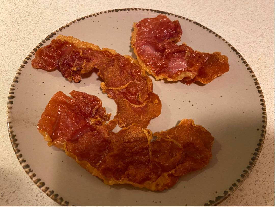 Fehérboros zöldborsó krémleves pirított Serrano sonkával Thermomixben recept – 6. lépés